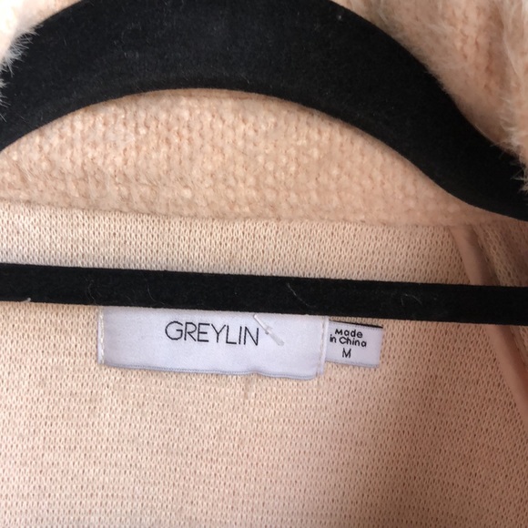 Anthropologie GREYLIN Jacket Shacket Oversized Button Down Off-White - Picture 9 of 14